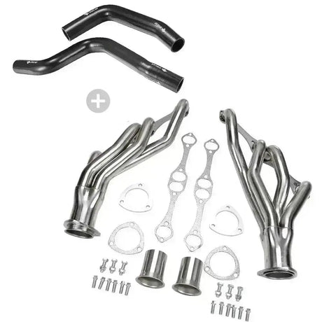 Exhaust Header for 1967-1987 Chevrolet / Pontiac / Buick / Oldsmobile 265 283 305 327 350 400 V8 Flashark