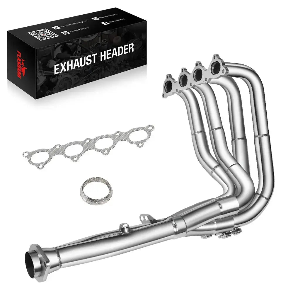 Exhaust Header for 1993-2001 Acura Integra GSR / Type R Trims丨Honda Civic Del Sol Si Trim / VTEC Trim丨DOHC VTEC I4 Engine