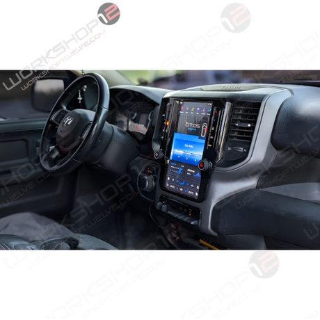 Dodge RAM 2014-2023 Workshop 12 Tesla-Style Screen Workshop 12